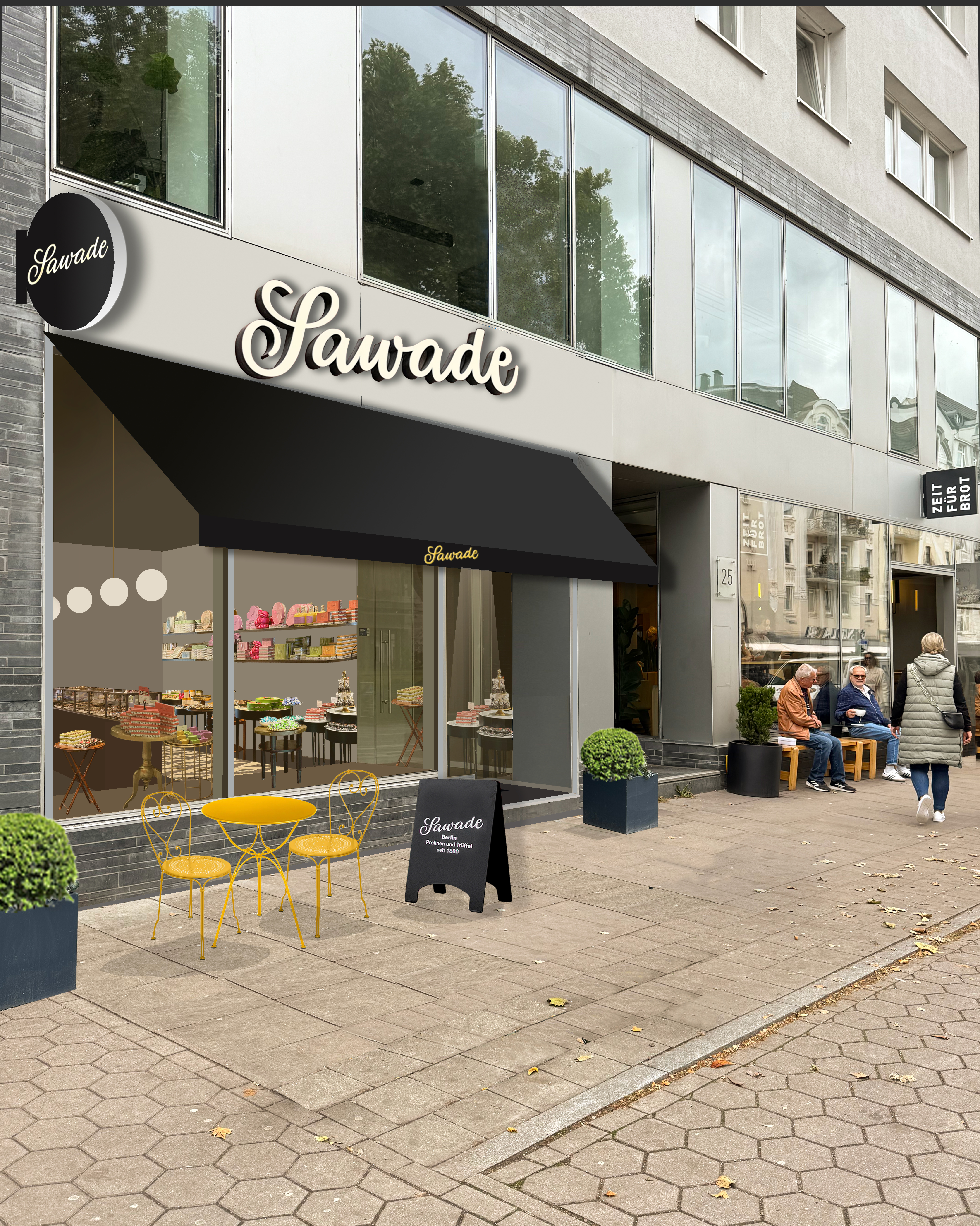 Sawade Filiale außen Sawade Filiale außen